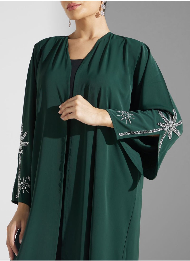 Khizana - Embellished Detail Abaya - Image 1