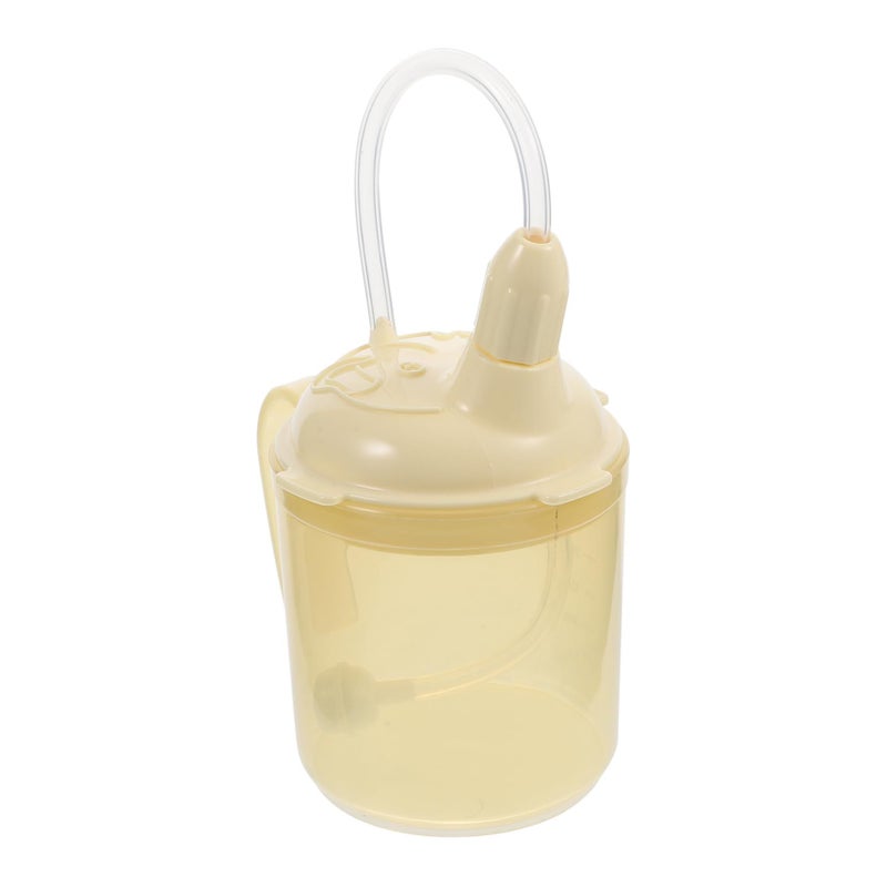 Pediatric Convalescent Feeding Cup For Elderly Disabled Patients Spill Proof Sippy Mug With Straw Liquid Recovery Support Aid White - Image 1
