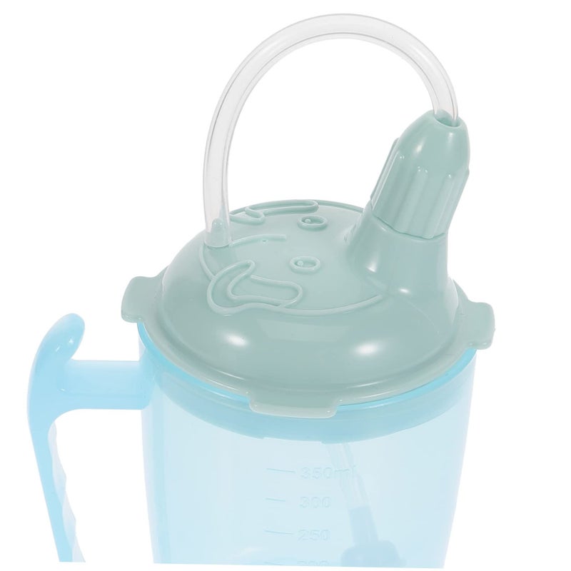 Pediatric Convalescent Feeding Cup For Elderly Disabled Patients Spill Proof Sippy Mug With Straw Liquid Recovery Support Aid White - Image 3