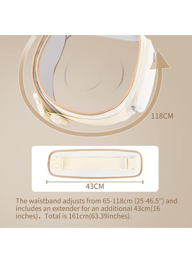 Bebamour Baby Carrier with Hip Seat, All-Position Breathable Mesh Hip Seat & Carrier - Image 3