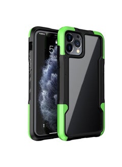 Generic Case Cover For iPhone 13 Armor Acrylic 3 in 1 Phone Case Green 