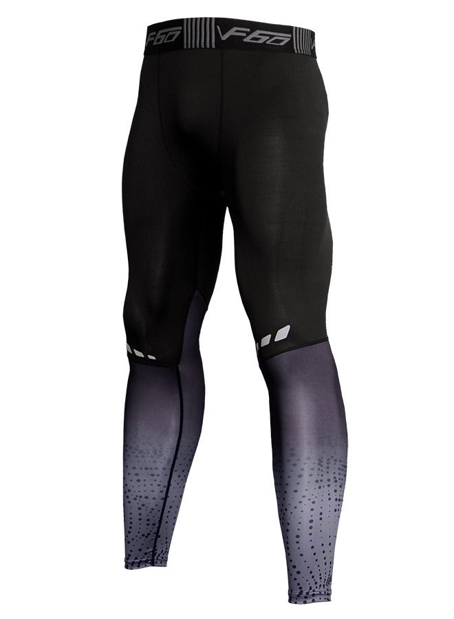 CANGHPGIN Men Quick Dry Breathable Sports Pants Black/Grey - Image 2