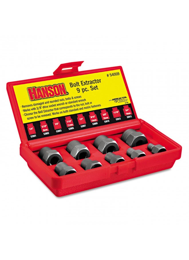IRWIN IRWIN Bolt Extractor Set, Fractional, 9-Piece (54009)  - Image 1