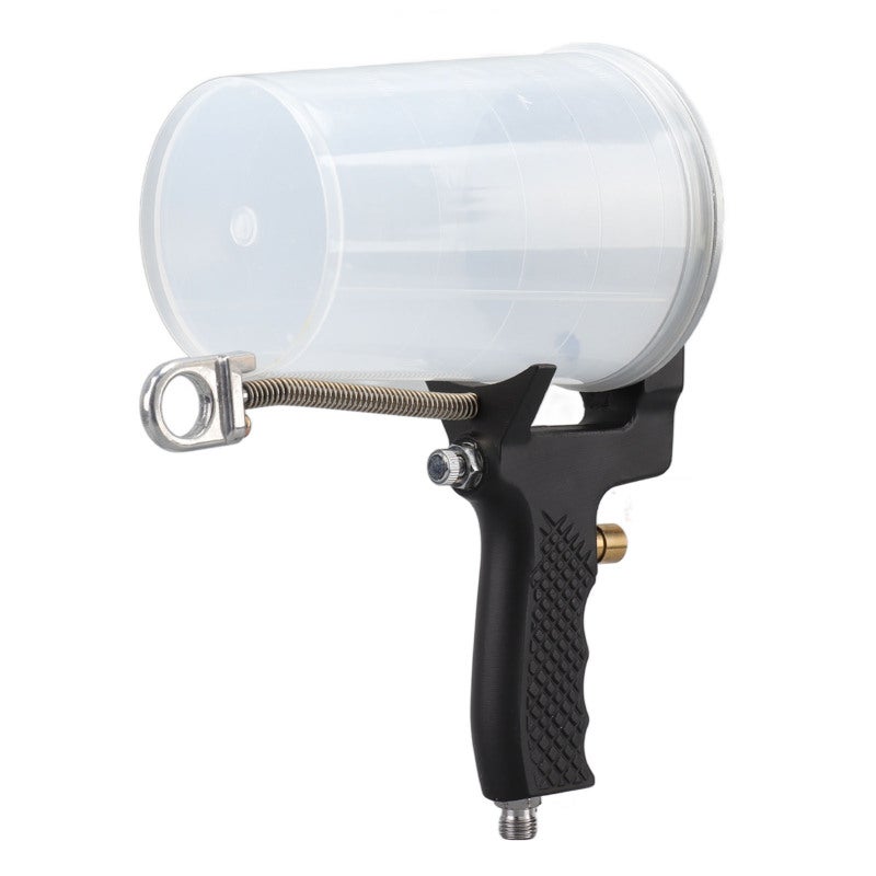Gelcoat Spray Gun Alloy Steel Set with 2 1000ml Cups FN5 Nozzle - 5/32in Gel Coat Resin Sprayer with Adjustable Air Valve for Wide Usage - Image 3