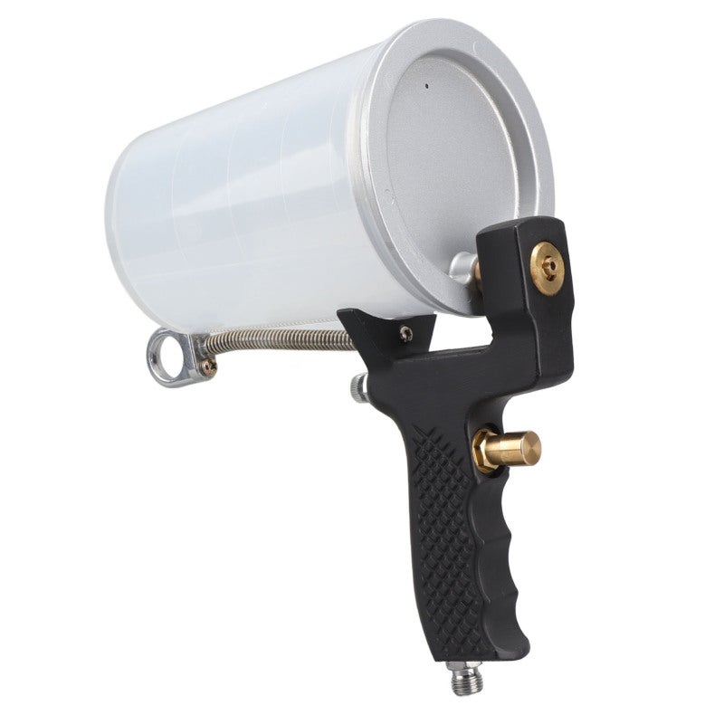 Gelcoat Spray Gun Alloy Steel Set with 2 1000ml Cups FN5 Nozzle - 5/32in Gel Coat Resin Sprayer with Adjustable Air Valve for Wide Usage - Image 2