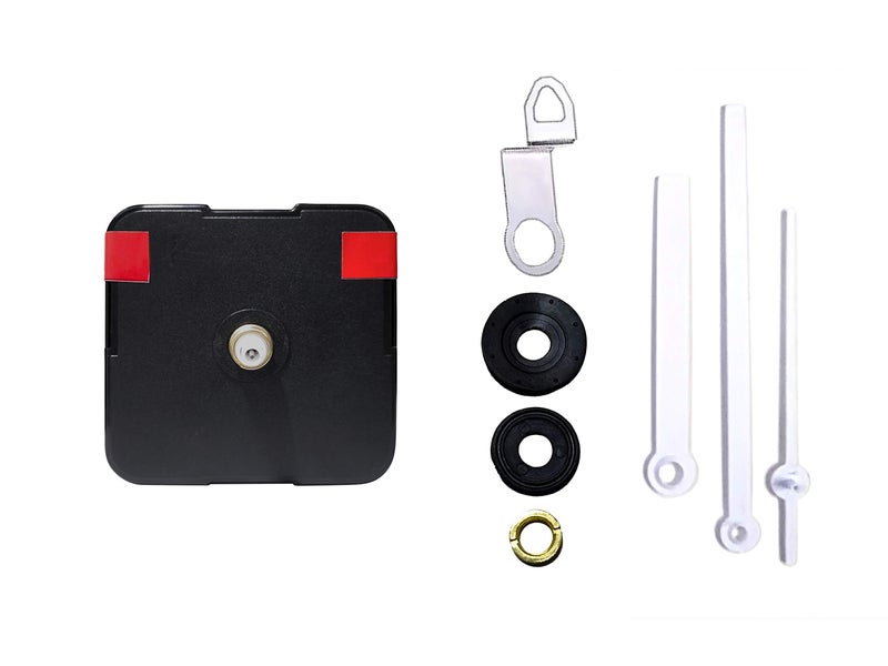 IIK COLLECTION Plastic Quartz Movement Machine with White Hands Kit for Wall Clock (IIK-MOV-PL-005) - Image 2