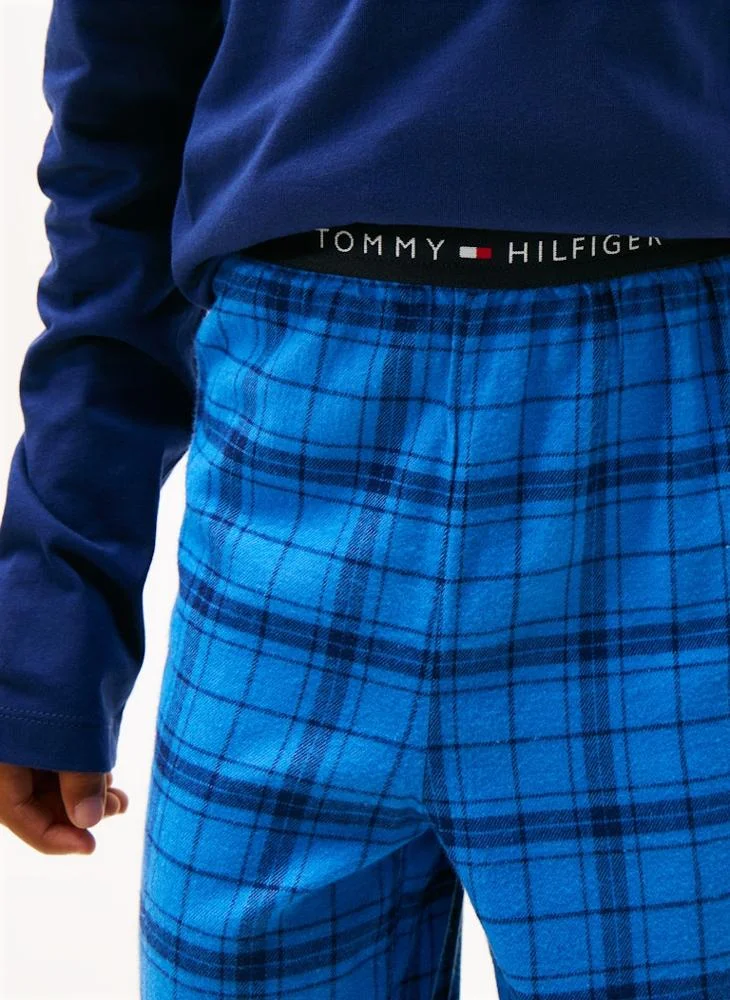 TOMMY HILFIGER Kids Crew Neck T-Shirt And Pant Set