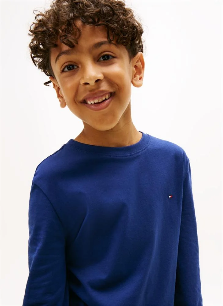 TOMMY HILFIGER Kids Crew Neck T-Shirt And Pant Set