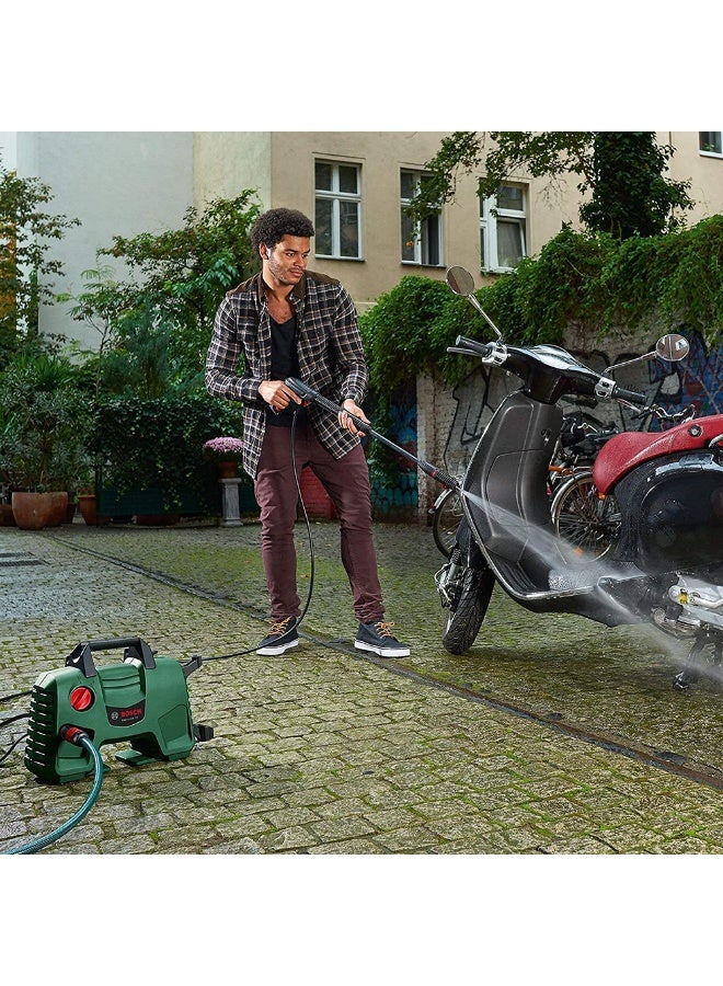 BOSCH EasyAquatak 110 High Pressure Washer with Long Lance, Compact Power Cleaner for Car, Patio & Garden; Quick-Connect Accessory, Detergent Nozzle, Lightweight for Home Outdoor Cleaning(06008A7FL0) - Image 3