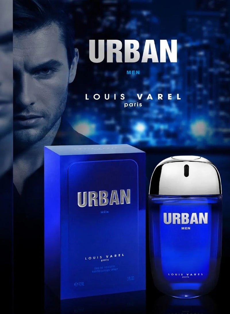Louis Varel Urban Men EDT 90ml - Image 2