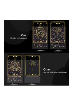 Excefore 200 Pcs Kpop Photocard Sleeves, Little Star Laser Flashing Card Sleeves, Star Glass Gemstone Rainbow Holographic Card Sleeves Trading Card Protector for Photocard Kpop Photo Cards, 61 x 88 mm  - Image 4