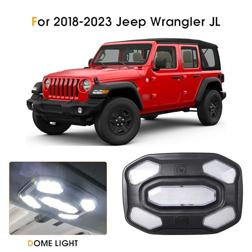 BESTAOO أضواء قبة LED BESTAOO لجيب رانجلر JL/جلادييتور JT 2018-2023 | أضواء داخلية بيضاء 6500K مع زر ضغط | مجموعة استبدال ضوء قراءة المقصورة لنماذج 2/4 أبواب - Image 5