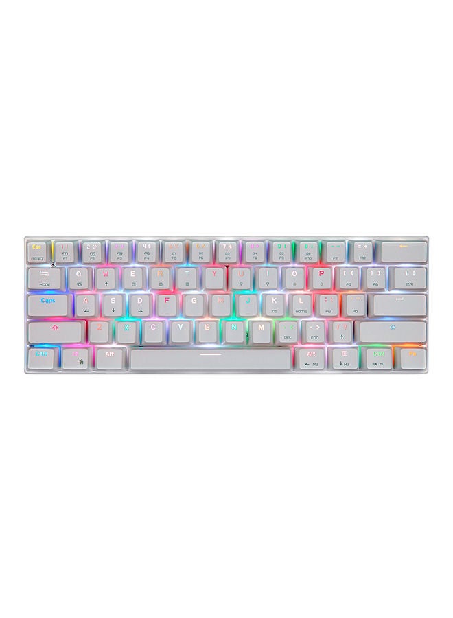 NIBEMINENT Wired Mechanical Keyboard White  - Image 1