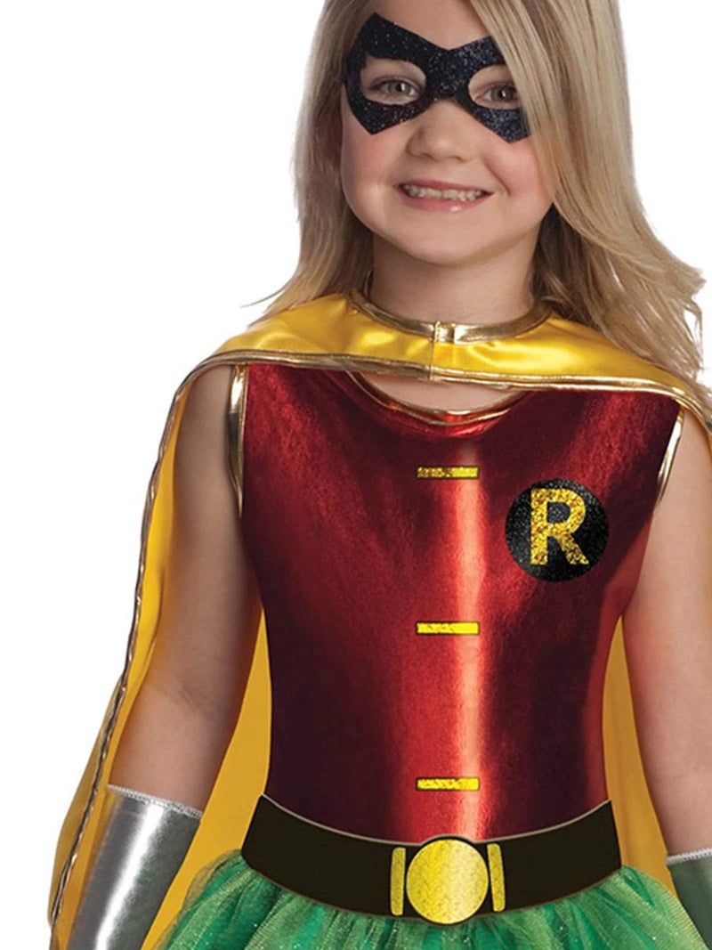 Rubies Teen Titans: Robin Costume Dress for Kids, Girl's Medium - Image 2