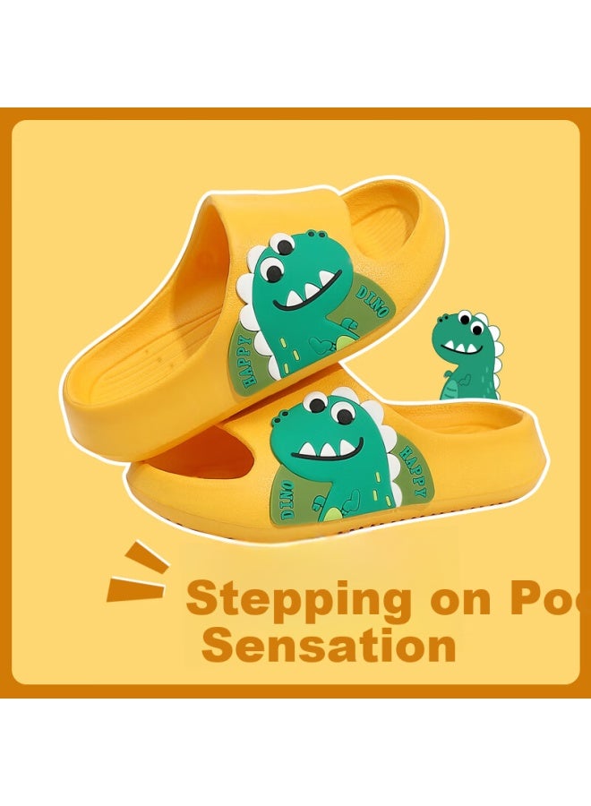 Daddy Pig Piggy Dad Children's Slippers Boys Summer Home Indoor Bath Anti-slip Girls New Simple Baby Sandals Yellow 20 - Image 1