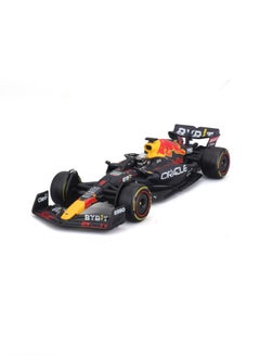 Bburago Bburago 1/43 Oracle Red Bull Racing RB18 (2022) with Verstappen Helmet - Authentic Livery & Detailed Logos  - Image 2