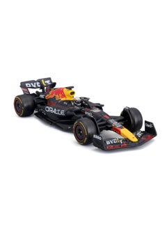 Bburago Bburago 1/43 Oracle Red Bull Racing RB18 (2022) with Verstappen Helmet - Authentic Livery & Detailed Logos  - Image 1