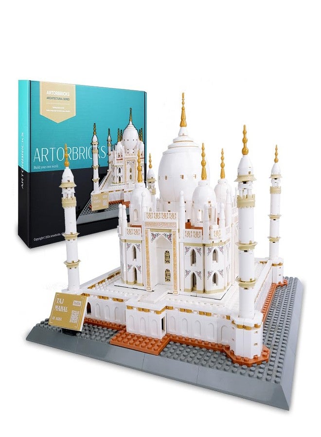 ArtorBricks Architectural Taj Mahal Large Collection Building Set Model Kit and Gift for Adults (1503 Pieces) - Image 1