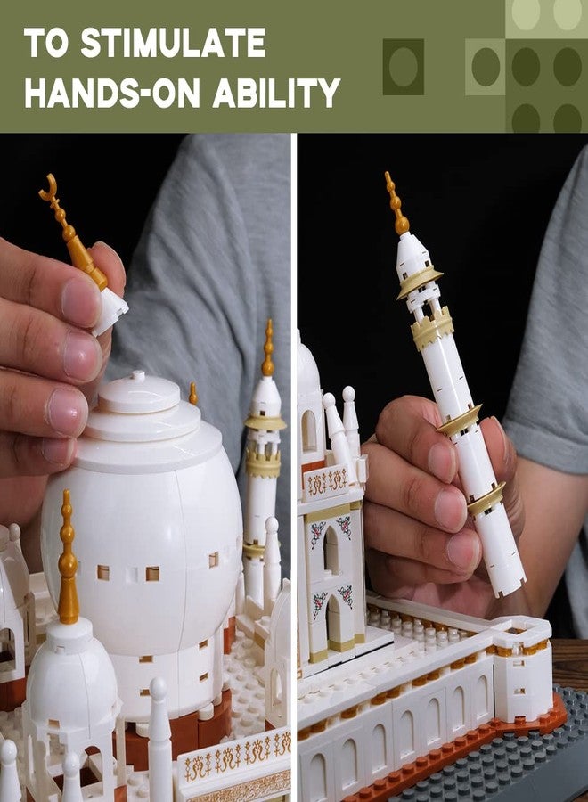 ArtorBricks Architectural Taj Mahal Large Collection Building Set Model Kit and Gift for Adults (1503 Pieces) - Image 5