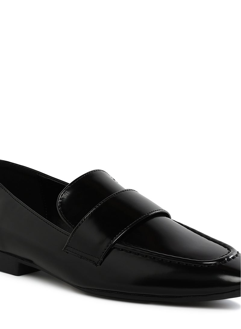 London Rag Flat Heel Loafers in Black - Image 5