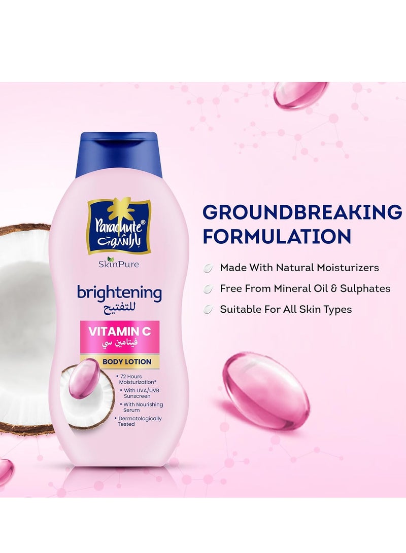 Parachute Brightening Vitamin C Body lotion 400 ml - Image 2