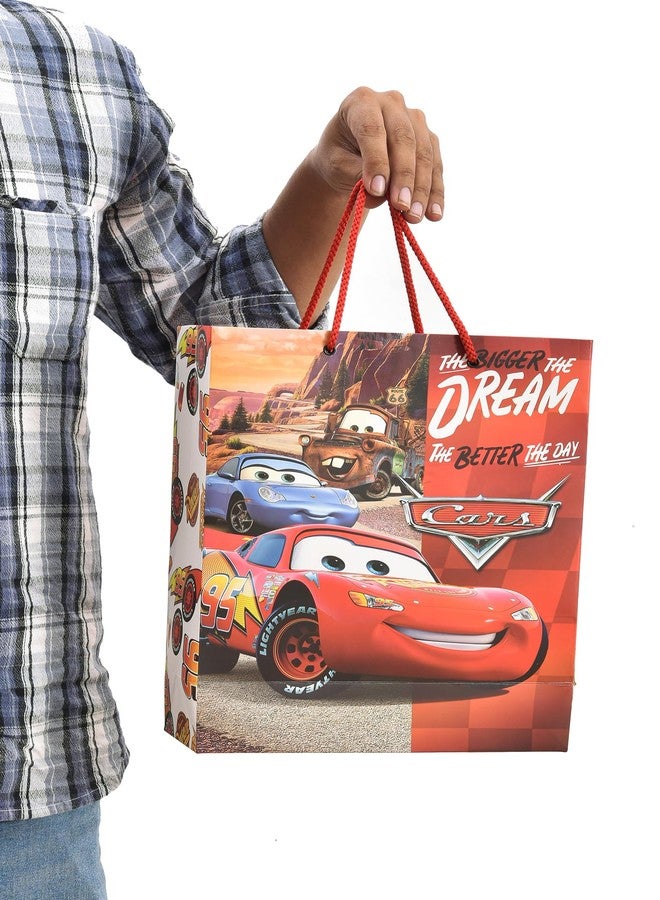 PPJ ® -HAPPY BIRTHDAY SUPER CARS THEME (CARTOON THEME) PARTY (30 Pcs.) PAPER CARRY BAG, 10 Inch X 12 Inch X 4 Inch RETURN GIFT/HAPPY BIRTHDAY/RETURN GIFTS/GIFTS/GIFT BAGS/GIFT COVERS (Pack of 30) - Image 1