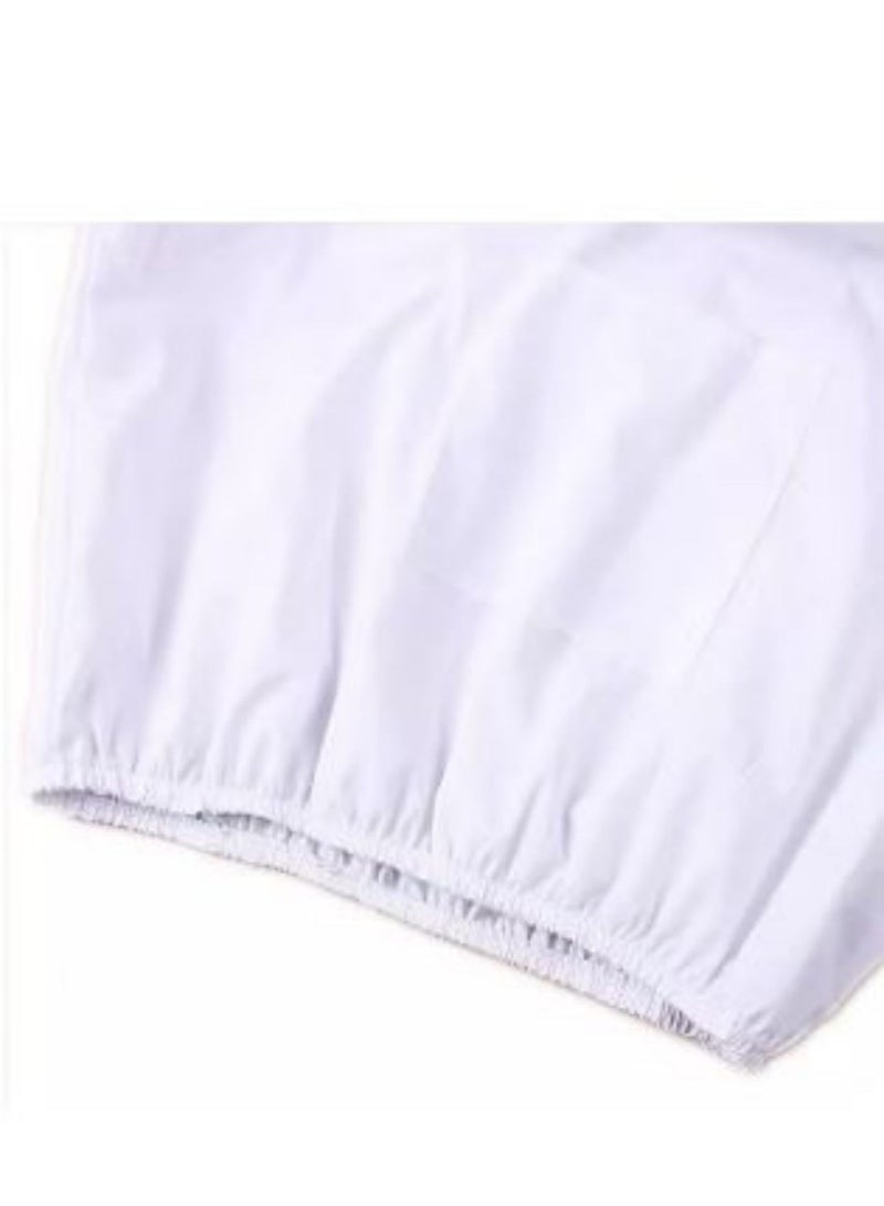 Generic 5-Piece Beekeeping Suit And Tool Set White/Red/Silver  - Image 5