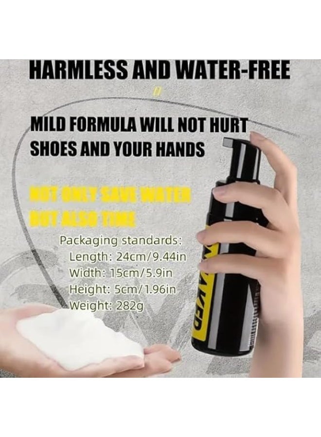 Athletic shoe cleaning kit, including cleaning brush, foam, and wet wipes; a universal set for athletic shoes and sneakers. - Image 3