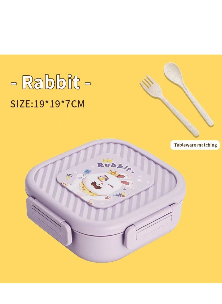 ROEIEIS Lunch Box Kids, Bento Box Kids 1300ml, Seal Fruit Box Leakproof, Lunch Containers BPA Free Dishwasher & Microwave Safe - Image 4
