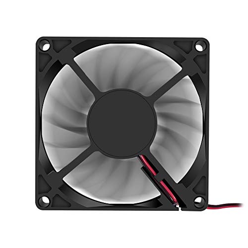 Dorhea 4PCS 80x80x15mm Fan 12V 2Pin DC 8015 Brushless Cooling Case Fan 80mm 15mm for Cooling PC Computer Case CPU Radiator Cooler Fan 2Pin - Image 2