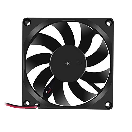 Dorhea 4PCS 80x80x15mm Fan 12V 2Pin DC 8015 Brushless Cooling Case Fan 80mm 15mm for Cooling PC Computer Case CPU Radiator Cooler Fan 2Pin - Image 3