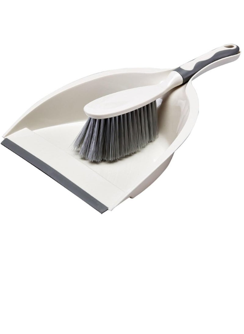 Bukela Dust pan and Brush Set with Handle - Portable Hand Broom and Dustpan Set Combo - Small Broom and Dustpan Set Daily Indoor Pet Care & Essential Cleaning Tool for Home, Cars - Image 1