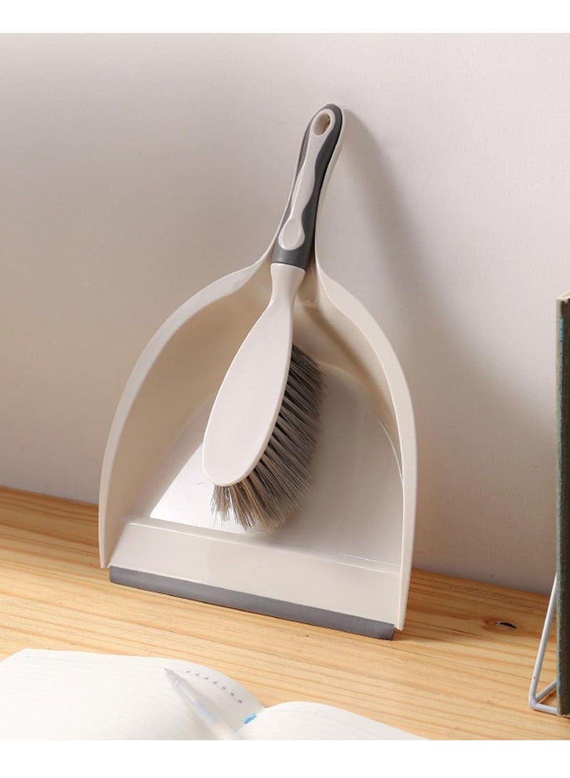 Bukela Dust pan and Brush Set with Handle - Portable Hand Broom and Dustpan Set Combo - Small Broom and Dustpan Set Daily Indoor Pet Care & Essential Cleaning Tool for Home, Cars - Image 2