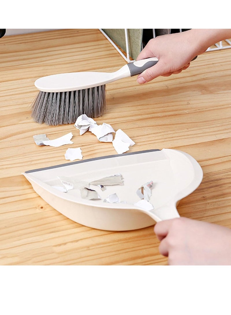 Bukela Dust pan and Brush Set with Handle - Portable Hand Broom and Dustpan Set Combo - Small Broom and Dustpan Set Daily Indoor Pet Care & Essential Cleaning Tool for Home, Cars - Image 3