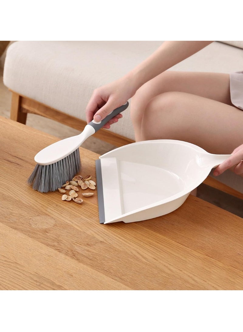 Bukela Dust pan and Brush Set with Handle - Portable Hand Broom and Dustpan Set Combo - Small Broom and Dustpan Set Daily Indoor Pet Care & Essential Cleaning Tool for Home, Cars - Image 4