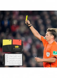 Lesha New Sport Football Soccer Referee Wallet Notebook with Red Card and Yellow Card Referee Set, Referee Cards, Sports Referee Set  - Image 4