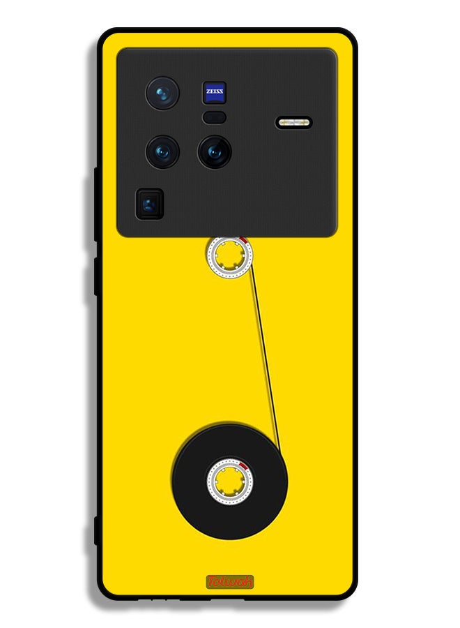 Tolwak غطاء واقي لجهاز Vivo X80 Pro بتصميم عجلة كاسيت - Image 2