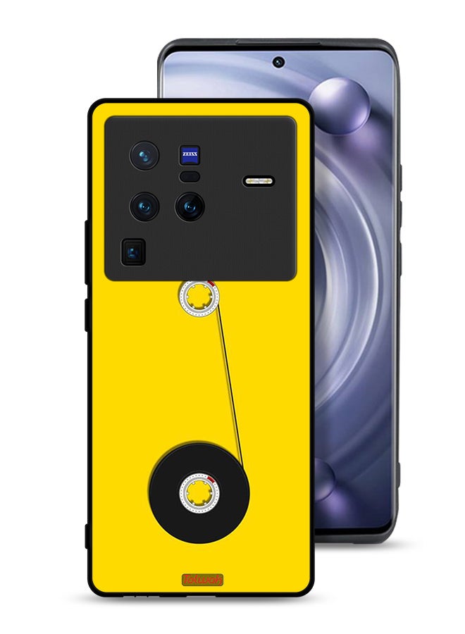 Tolwak غطاء واقي لجهاز Vivo X80 Pro بتصميم عجلة كاسيت - Image 1