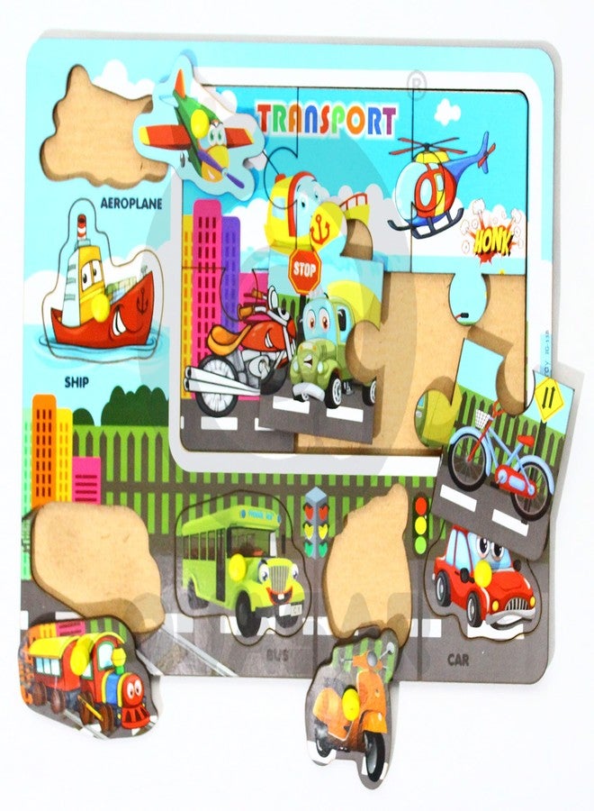 Quasar Transports Wooden Slat Assembly Shape Colorful Creative Learning Educational Building Block Smart Girls Boys for Kids +3 Year Puzzle Best Gift Toy - Image 2