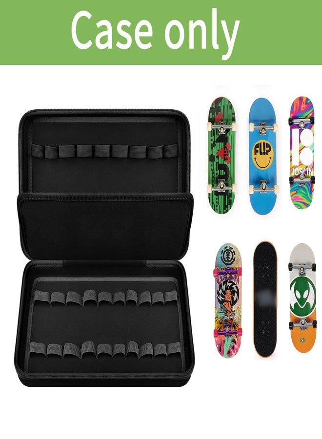 ALKOO حافظة متوافقة مع TECH DECK Ultra DLX Fingerboard 4-Pack، تحمل أيضًا 38 قطعة لـ HOMETALL/لـ Teak Tuning/لـ GoldenPlayer/لـ TIME4DEALS/لـ Gr8ware Mini Skateboards القابلة للجمع (L) (أسود) - Image 4