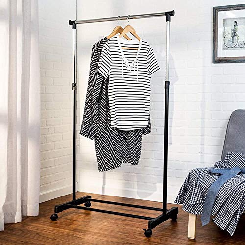 EMNDR Stainless Steel Single Pole Telescopic Clothes Hanger (Silver) - Image 5