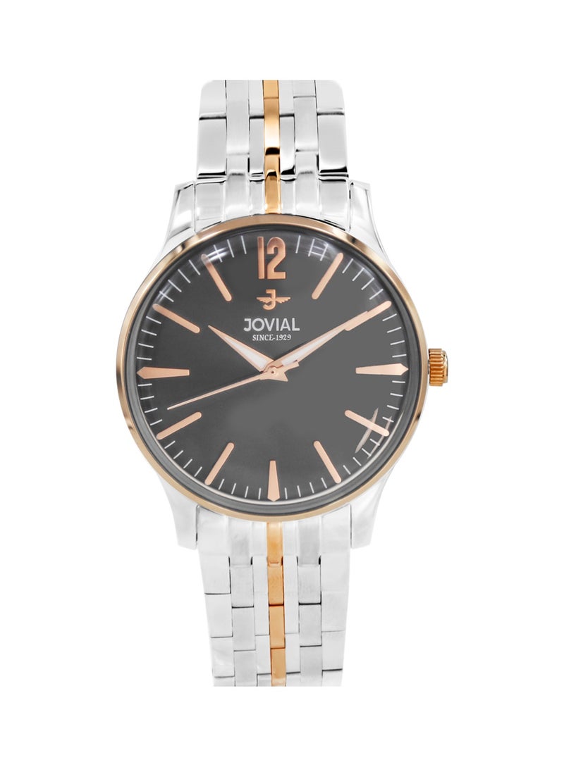 Jovial JOVIAL 5075LAMQ02E Women's metal band  Watch, 30mm, Grey Dial  - Image 1
