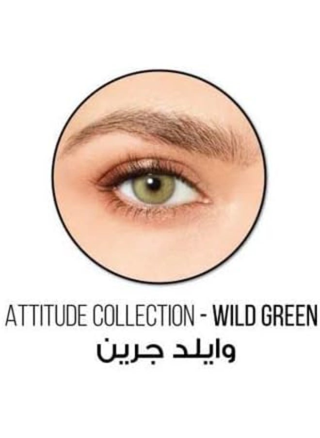 Desio Attitude One Day Color Lenses - Wild Green  - Image 1