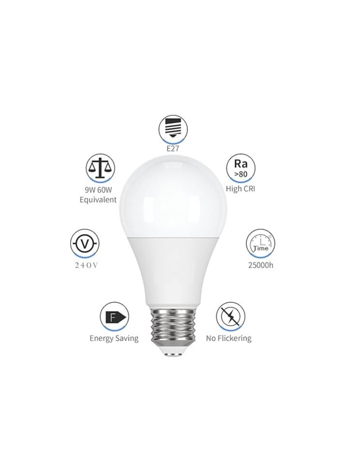 Max LED GLS Lights Bayonet Cap BC, 9watt 850LM Bulbs  - Image 2