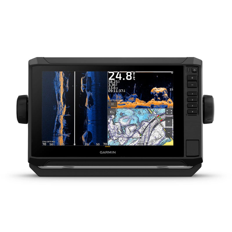 Garmin ECHOMAP UHD2 93sv بدون جهاز استشعار, شاشة تعمل باللمس 9 بوصة, Garmin Navionics+ للداخلية الأمريكية - Image 1