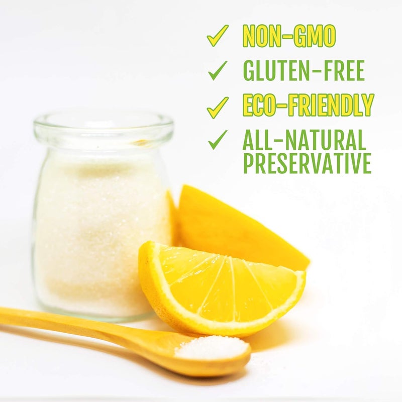 Roots Circle All-Natural Citric Acid - 30 oz (1.87 lbs) - Kosher Food-Grade Preservative and Flavor Enhancer for Cooking, Baking, and Cleaning - Image 2