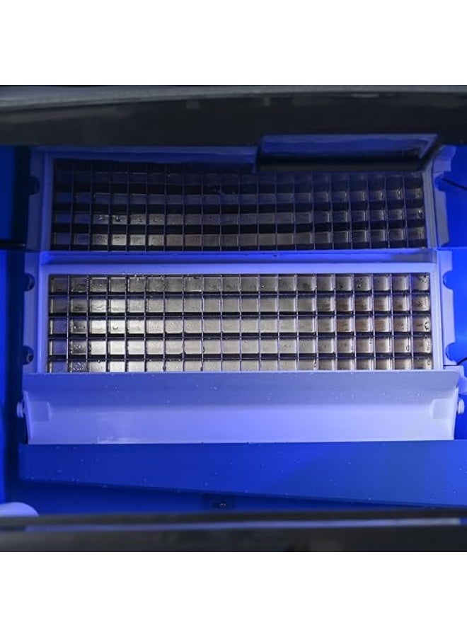 Cool Baby Commercial Ice Maker Machine, 120KGS/24H Stainless Steel under Counter Ice Machine with 45KGS Ice Storage Capacity, for/Restaurant/Bar/Coffee Shop - Image 4