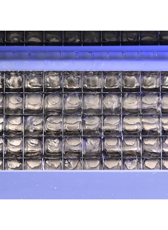 Cool Baby Commercial Ice Maker Machine, 120KGS/24H Stainless Steel under Counter Ice Machine with 45KGS Ice Storage Capacity, for/Restaurant/Bar/Coffee Shop - Image 5