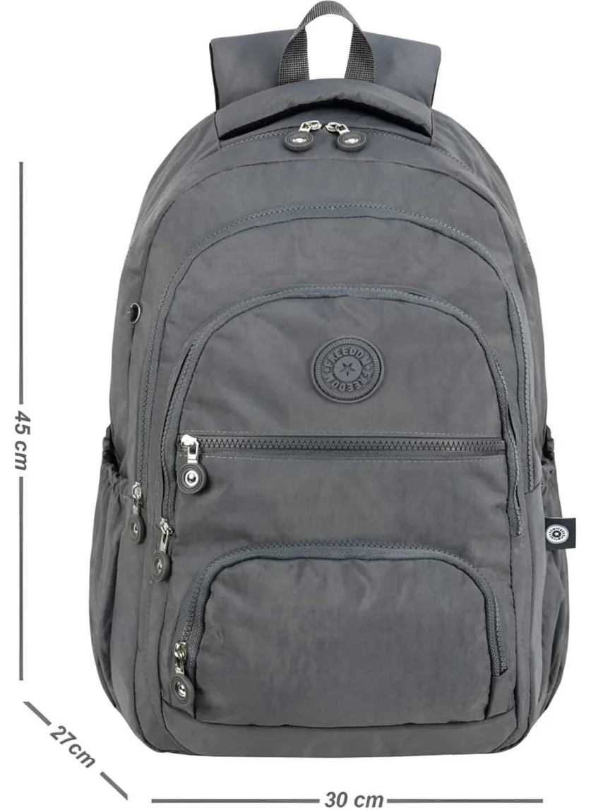 Tezzgelsin Luxury Crinkle Fabric Waterproof High School and Middle School Backpack