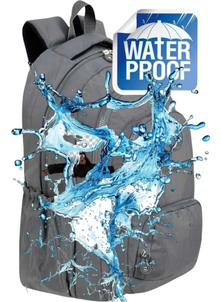 Tezzgelsin Luxury Crinkle Fabric Waterproof High School and Middle School Backpack